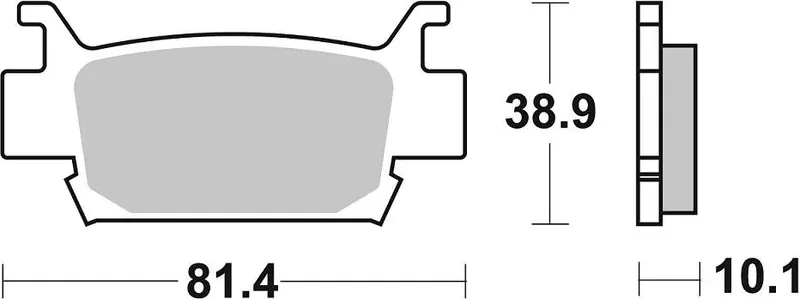 BRAKE PAD SINT/CAR OFF Rabatt