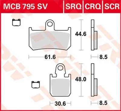 Outlet BRAKE PAD SINTER RACE LONGLIFE