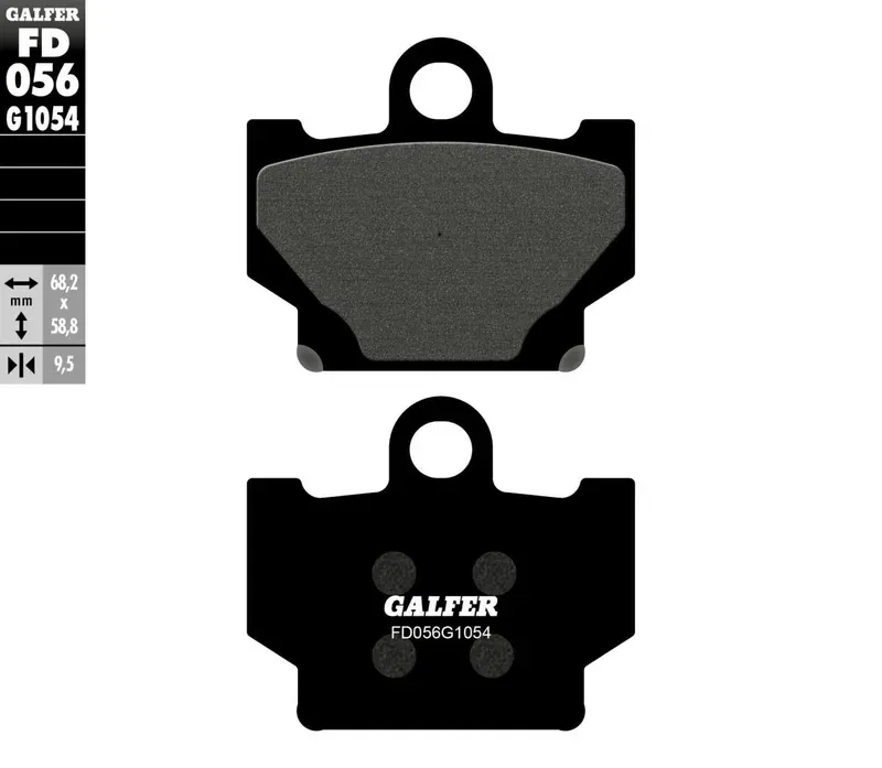 BRAKE PAD SEMI METAL risnedsättning