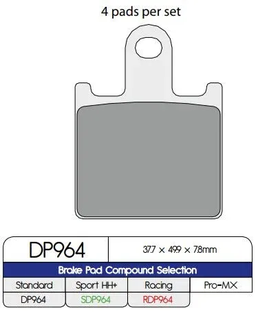 BRAKE PAD SINTER Rabatt
