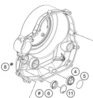 Husqvarna Clutch cover complete Begränsat erbjudande