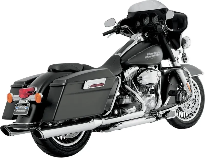 Premium MUFFLER TWIN SLASH ROUND SLIP-