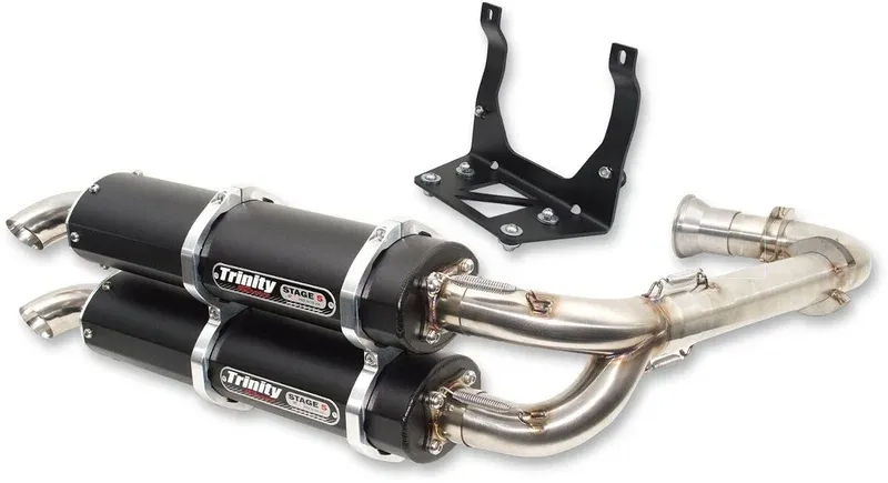 EXHAUST CANAM X3 DUAL BK Kampanj