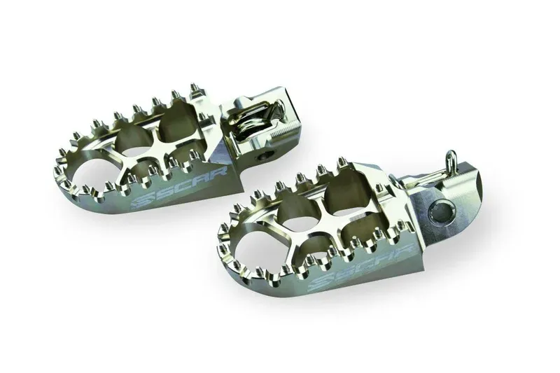 Begränsat erbjudande FOOTPEGS EVO SX85 18- SIL
