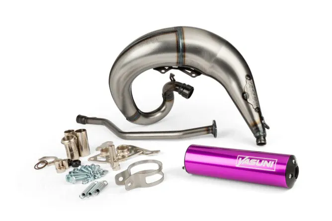 Avgassystem Yasuni Cross ML Yamaha DT 50 Lila Populär