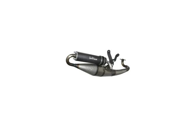 Säker betalning Avgassystem LeoVince Handmade TT Svart Peugeot Horisontell AC