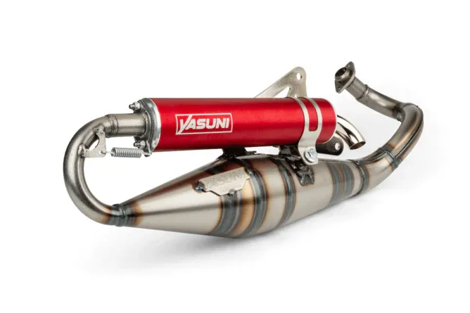 Avgassystem Yasuni R-Pro Piaggio Röd Kampanj