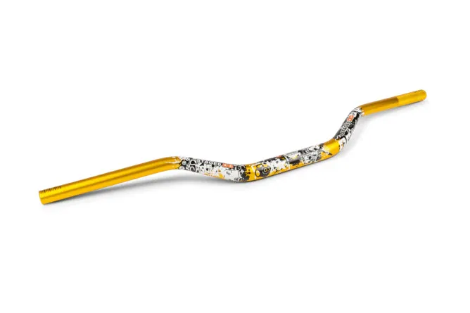 Expressleverans MX Styre Stage6 Fatbar Design 28,6mm gul