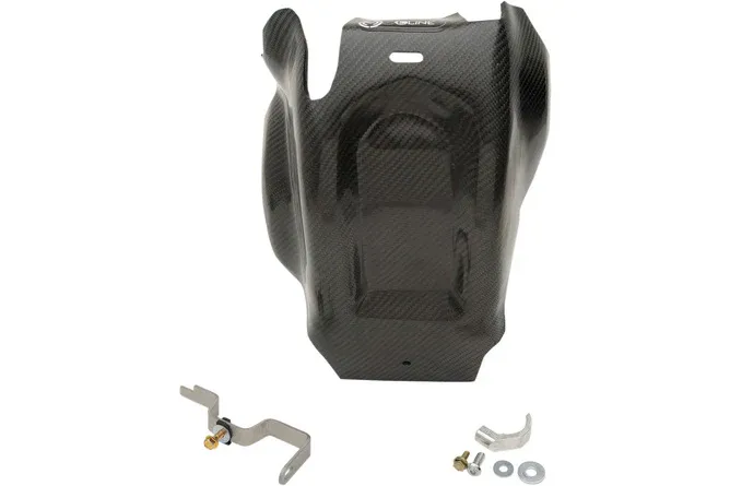 Snabb leverans Skidplatta kolfiber TC / TE 250 - 300 Moose Racing